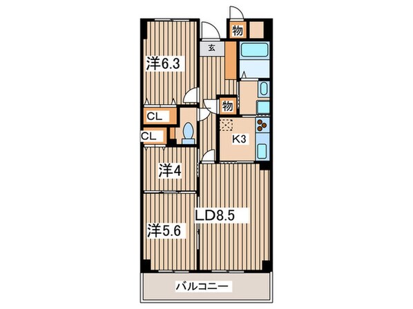 イルティモ－ネの物件間取画像